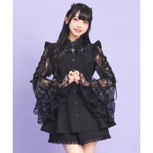 セットアップ ビスチェ風切替姫袖セットアップ レディース