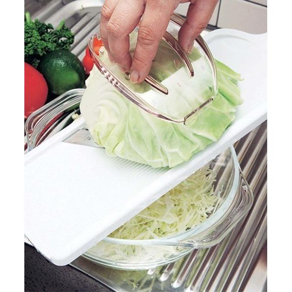 キッチン キャベツスライサー 安全ホルダー付