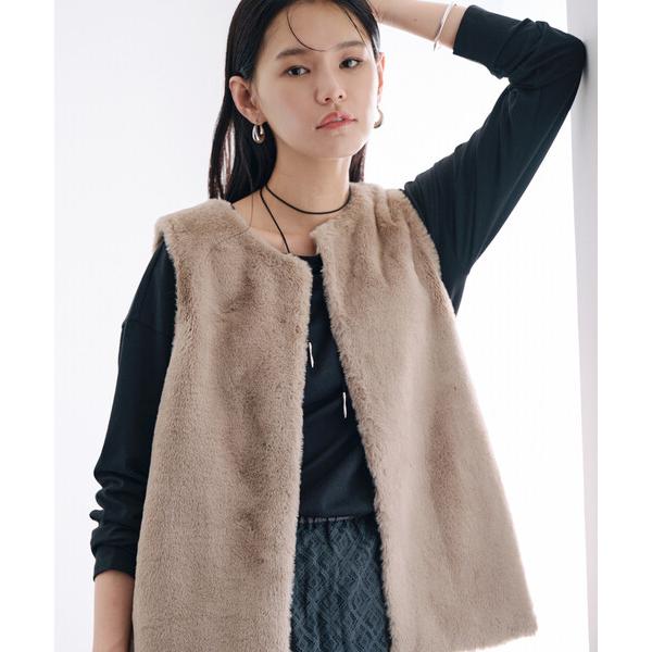 ベスト ジレ ラビット調　ファージレ レディース