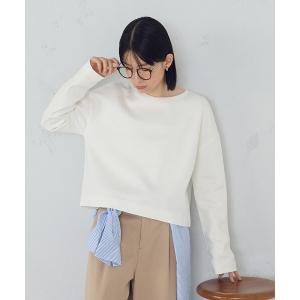 tシャツ クロップド丈　ロンＴ レディース