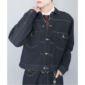デニムジャケット gジャン 「セットアップ対応」短丈デニムジャケット/2ndタイプ/Gジャン/デニムonデニム/ユニセックス メンズ レディース