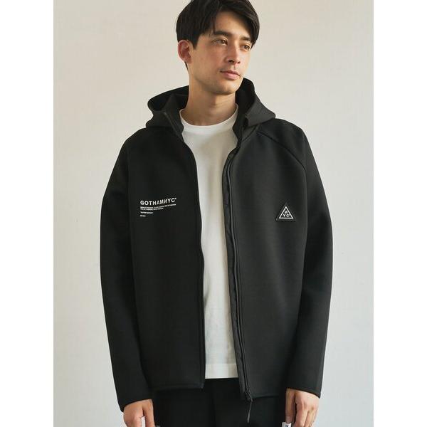 パーカー 「TRANSITION×GOTHAM」ボンディングT/Rダンボールニットフロントジップパー...
