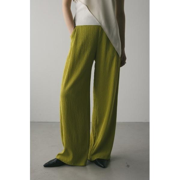 パンツ リンクルリラックスワイドパンツ レディース