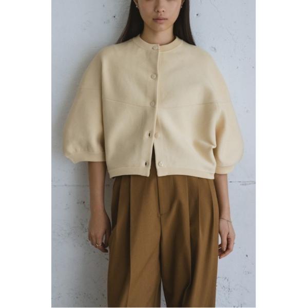 カーディガン パネルフォルムカーディガン　秋服 レディース