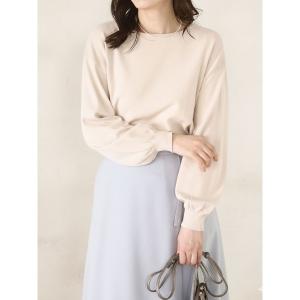 ニット セーター 「2025AW」ボリューム袖ベーシックニット/洗える/WEB限定サイズあり レディース