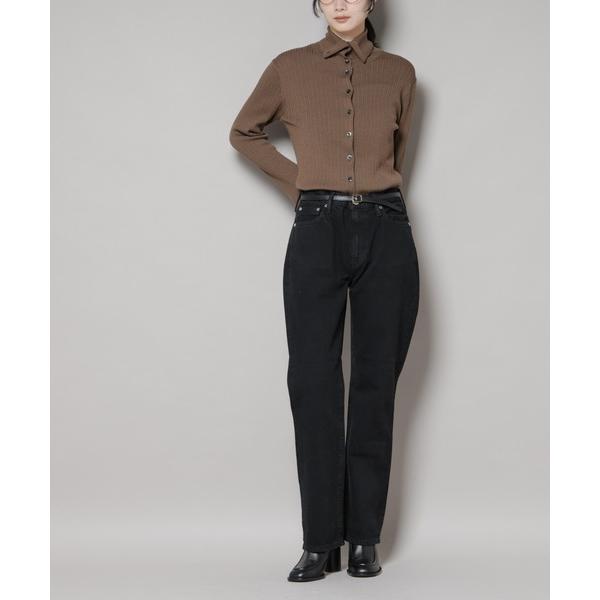 ジーンズ デニム デニムパンツ upper hights/THE AMALIE JET BLACK ...