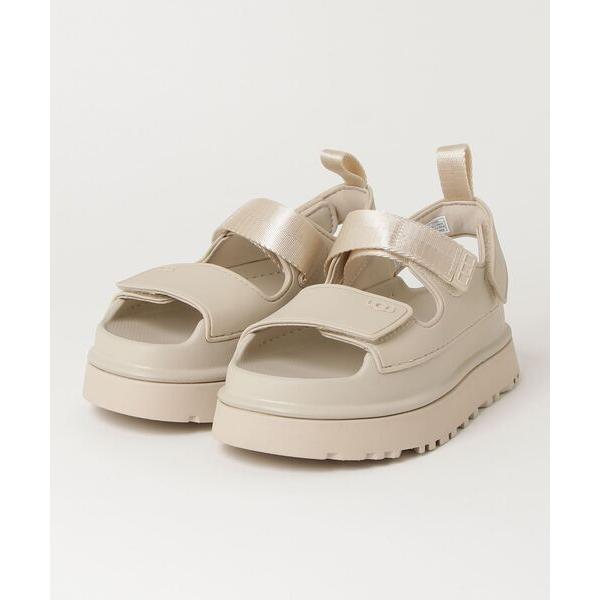 「UGG」 フラットサンダル 7 ナチュラル レディース