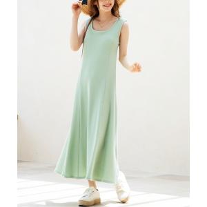 「CHILLE」 ノースリーブワンピース FREE ミント レディース