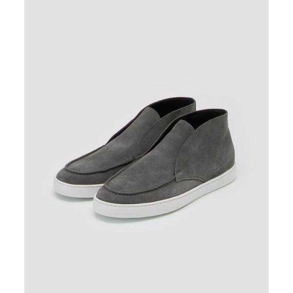 スニーカー BARTEX メンズ スウェード チャッカ スニーカー 2.5cm GRAY メンズ