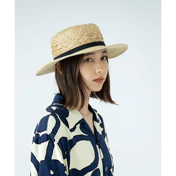 「SUBLIME」 ストローハット ONE SIZE ベージュ レディース