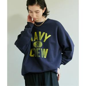 「R JUBILEE」 スウェットカットソー FREE ネイビー レディース