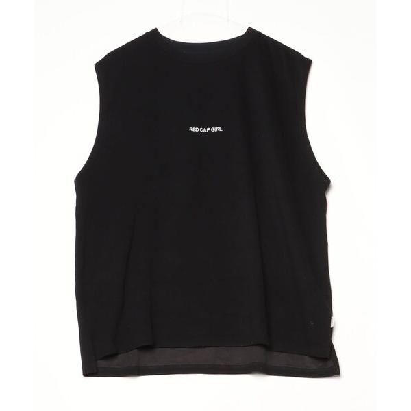 「JOHN'S CLOSET」 ノースリーブトップス LARGE ブラック メンズ