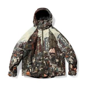 NIKE◇コート/XL/ナイロン/RED/ベンチコート/H7SID : セカンド