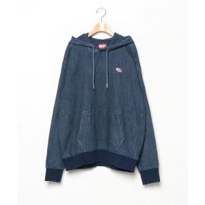「DIESEL」 プルオーバーパーカー MEDIUM ネイビー レディース