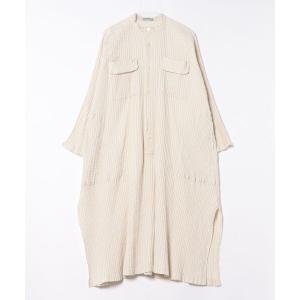 plantation ECOポリラックス ベージュ 春夏コート 無地 シワ防止