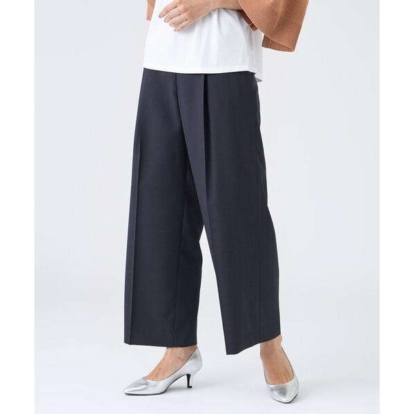 パンツ 「ウォッシャブル・接触冷感・防シワ」エアリーウーステッドパンツ レディース