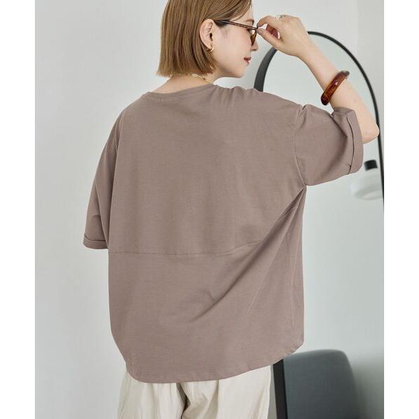 tシャツ 接触冷感バック切替コクーンプルオーバー レディース