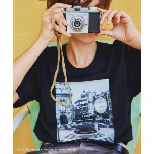 tシャツ 「Coca-Cola」「汗染み加工」アソートグラフィックTシャツ レディース