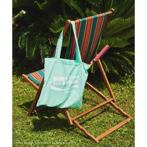 トートバッグ 「Coca-Cola」ロゴプリントトートバッグ レディース