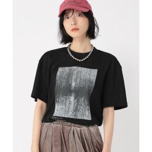 tシャツ 「daily CLIP」LAKE フォトプリントスラブTEE レディース