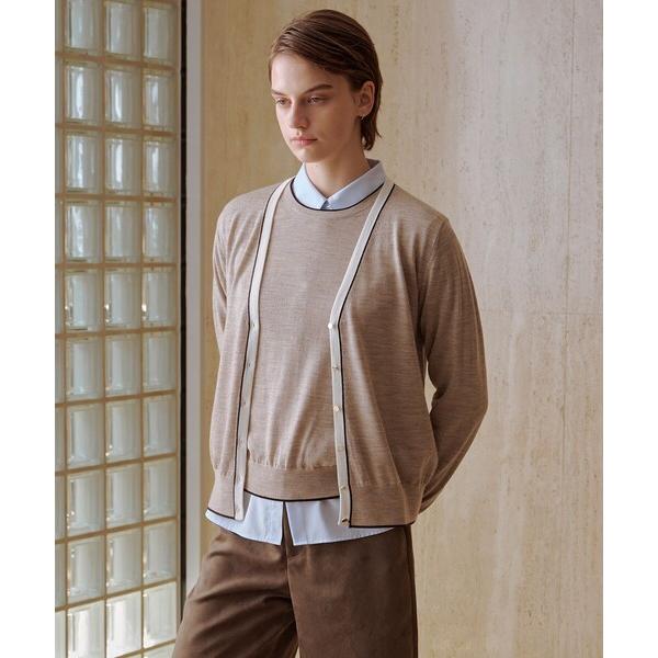 アンサンブル トリムツイン ニット