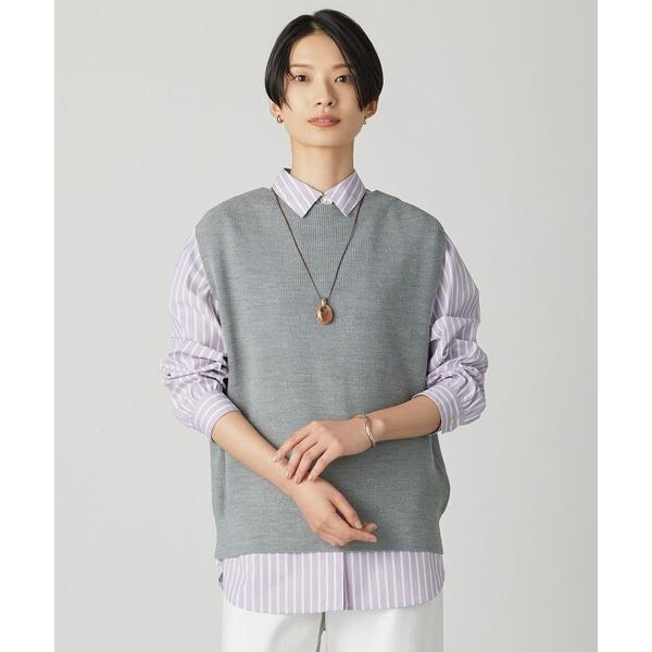 ベスト ジレ DRALON MERINO ニット ベスト レディース