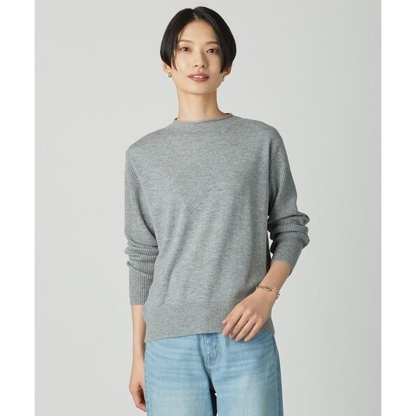 ニット セーター SOFT TOUCH WOOL 立ち襟 ニット レディース