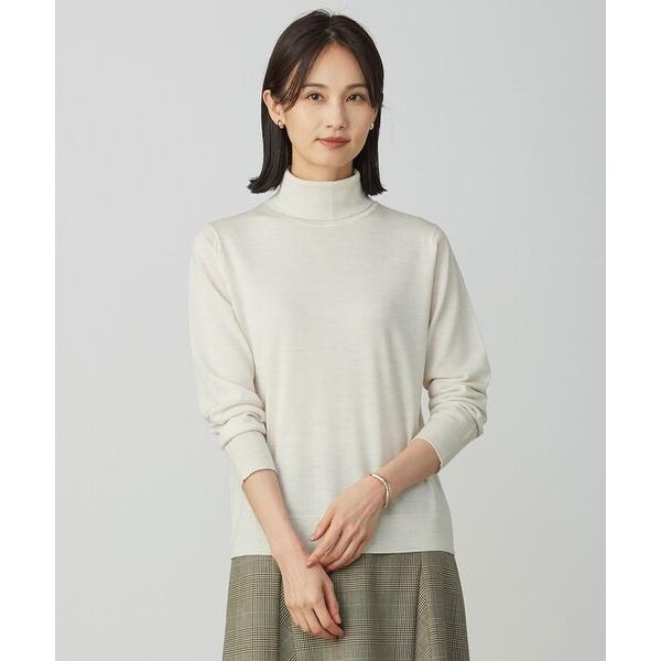 ニット セーター PURE WOOL タートルネック ニット レディース