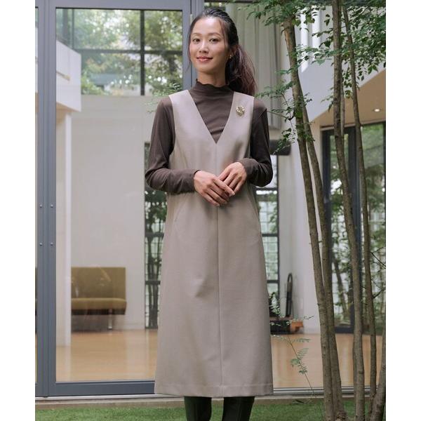 スカート ツムギートflannel ジャンパースカート