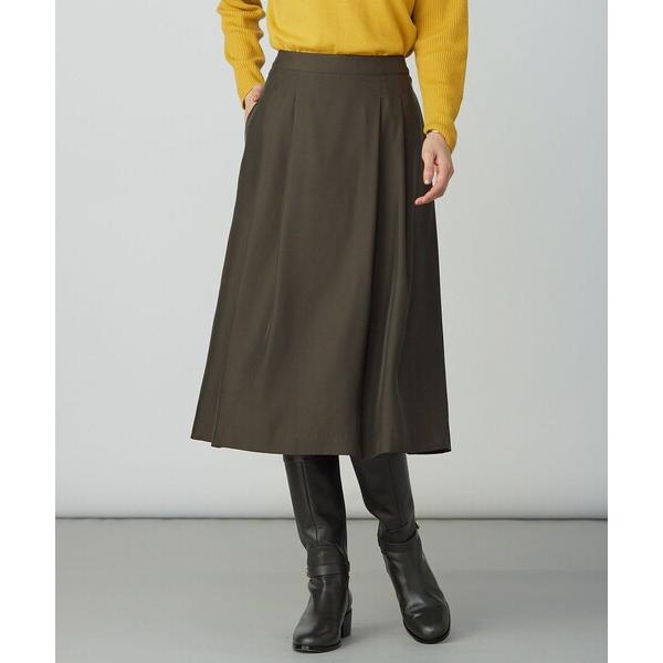 スカート CUPRAツイル タック スカート