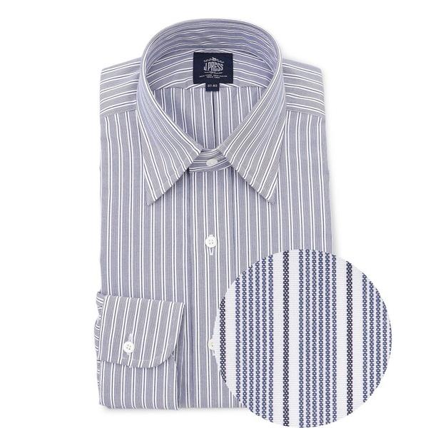 フォーマル シャツ 「PREMIUM PREATS / 形態安定」イングリッシュストライプ ドレスシ...