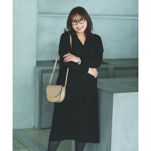 UNFILO（アンフィーロ） ワンピース フリルトリミング ニット