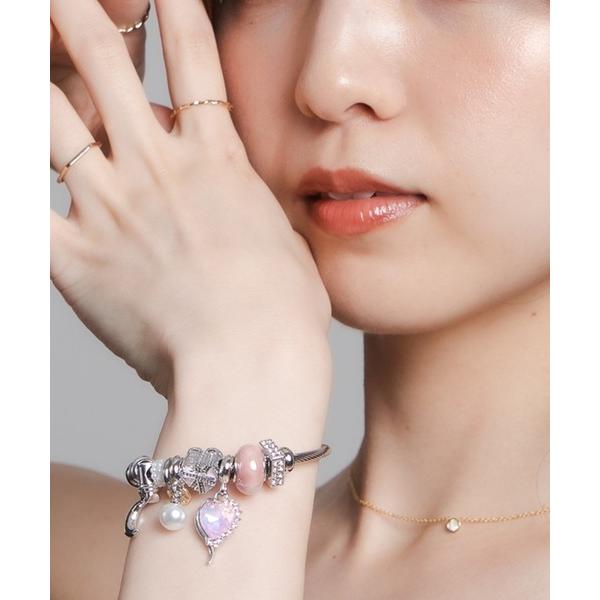 ブレスレット Os　-オズ-　「金属アレルギー対応」ハートチャームブレスレット レディース