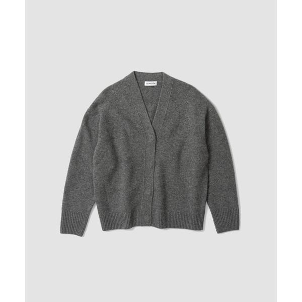 カーディガン ESTNATION / ウールカシミヤVネックカーディガン「EXCLUCIVE」 レデ...