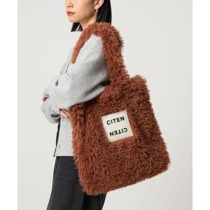 トートバッグ 「CITEN」モコモコトートバッグ レディース