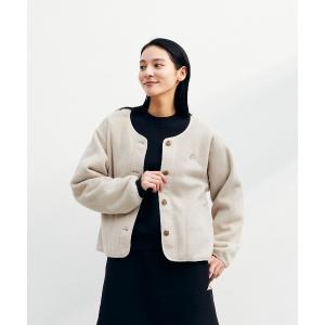 パフリースカーディガン レディース