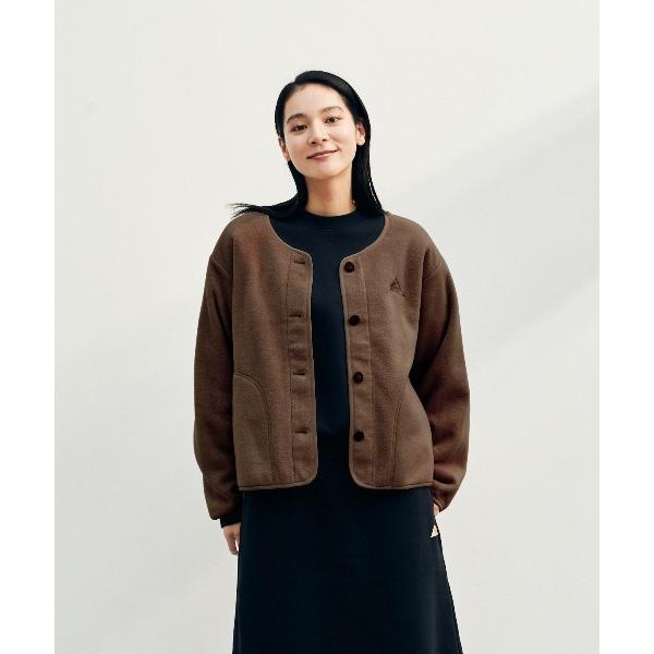 パフリースカーディガン レディース