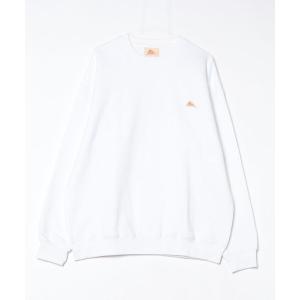 トレーナー スウェット バックタイポロゴクルーネックスウェット レディース