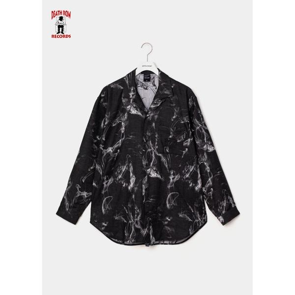 シャツ ”DEATH ROW RECORDS” L/S SHIRT-SMOKE メンズ レディース