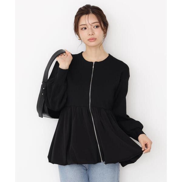 ジャケット テーラードジャケット バルーンニットブルゾン / 1215255905 レディース