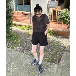 パンツ 「VENCE by ぷーさん」ダンボール ショートパンツ レディース