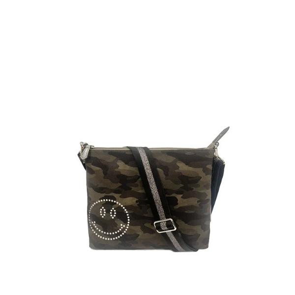 ショルダーバッグ バッグ スマイル ホリゾンタルポシェット Mサイズ PVCカモフラVer. レディ...
