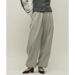 スラックス パンツ Firsthand/ファーストハンド スピンドル ダンボール スウェットパンツ / タックワイドパンツ レディース