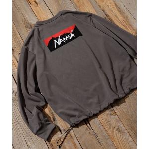 tシャツ NANGA/ナンガ 別注 neo-PRO スピンドル バックプリント ロングスリーブTシャツ/日本製/遮熱/UVカット/吸水速乾/リラックス