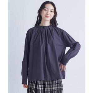 ブラウス シャツ タックフリルブラウス レディース