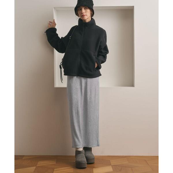 スカート ベロアプリーツ タイトスカート ウォッシャブル