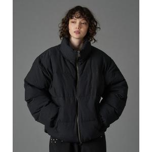 ブルゾン アウター CHECKED PADDING STAND-NECK BLOUSON / チェック中綿スタンドネックブルゾン メンズ レディース
