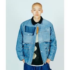 デニムジャケット gジャン 2A.M. 先行販売　THRIFTY LOOK スリフティルック / CARHARTT DENIM COVERALL リメ