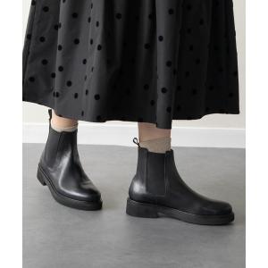 ブーツ 「PASCUCCI」ラウンドトウサイドゴアブーツ(D53010) レディース