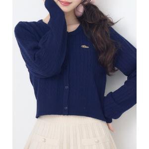 ニット セーター ケーブルNTカーデ レディース